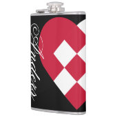 skandinavisches Herz Flachmann (Links)