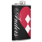 skandinavisches Herz Flachmann (Rechts)