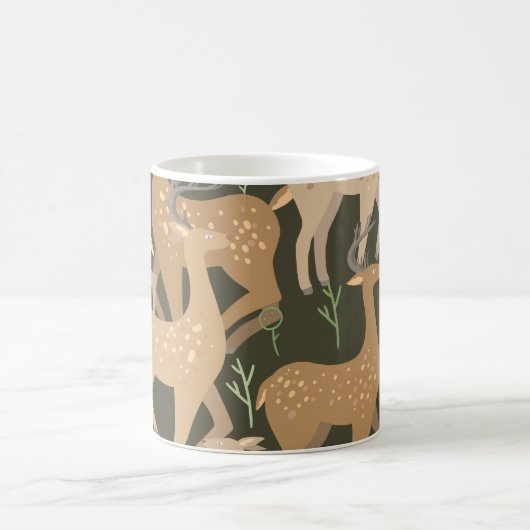 Skandinavisches Hirschwald Kaffeetasse (Mittel)