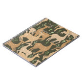 Skandinavisches Hirschwald Notizblock (Linke Seite)