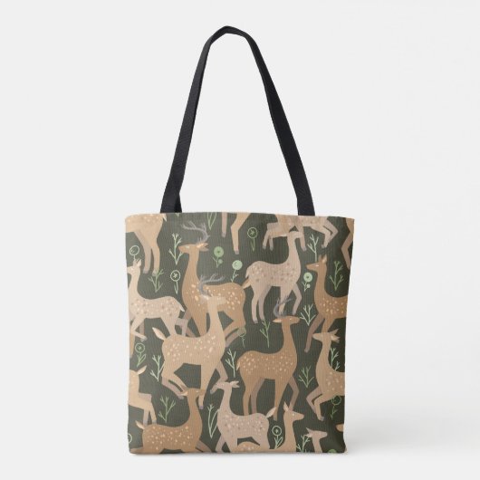 Skandinavisches Hirschwald Tasche (Rückseite)