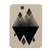 skandinavisches Inspiriertes Dreieck-Design Magnet (Vertikal)