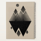 skandinavisches Inspiriertes Dreieck-Design Planer (Rückseite)