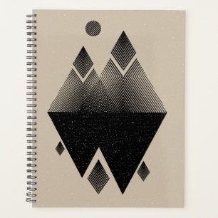 skandinavisches Inspiriertes Dreieck-Design Planer