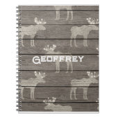 Skandinavisches inspiriertes Notebook. Bearbeitbar Notizblock (Vorderseite)