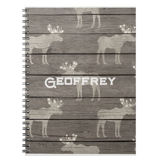 Skandinavisches inspiriertes Notebook. Bearbeitbar Notizblock (Vorderseite)