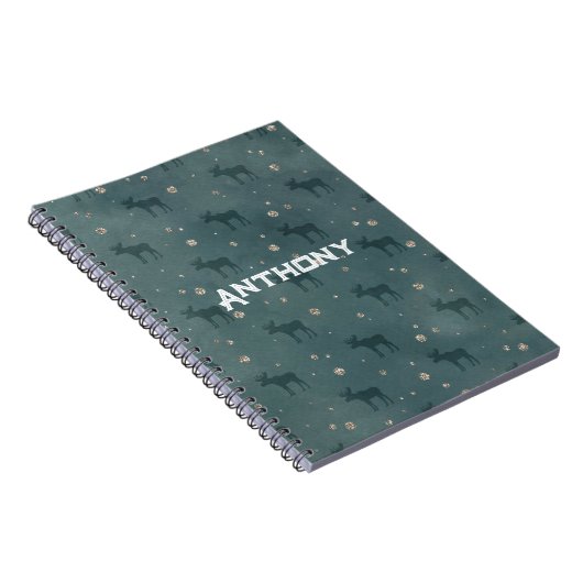 Skandinavisches inspiriertes Notebook. Bearbeitbar Notizblock (Rechte Seite)