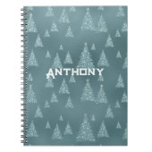 Skandinavisches inspiriertes Notebook. Bearbeitbar Notizblock (Vorderseite)