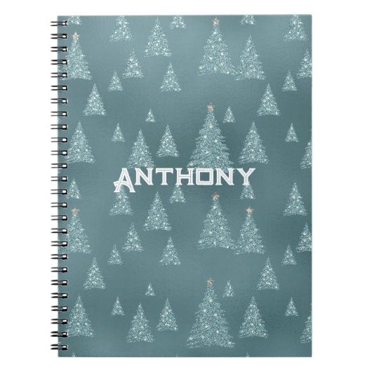 Skandinavisches inspiriertes Notebook. Bearbeitbar Notizblock (Vorderseite)