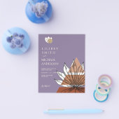 Skandinavisches Japandi - Abstrakte Formen SAVE TH Flyer (Einzeln)