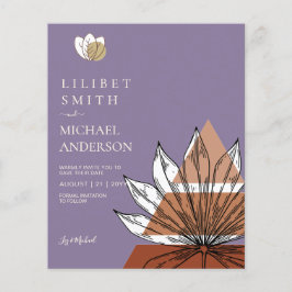 Skandinavisches Japandi - Abstrakte Formen SAVE TH Flyer