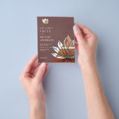 Skandinavisches Japandi - Abstrakte Formen SAVE TH Flyer (Gruppe)