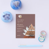 Skandinavisches Japandi - Abstrakte Formen SAVE TH Flyer (Einzeln)