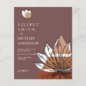 Skandinavisches Japandi - Abstrakte Formen SAVE TH Flyer (Vorne)