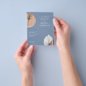 Skandinavisches Japandi - Abstrakte Formen SAVE TH Flyer (Gruppe)