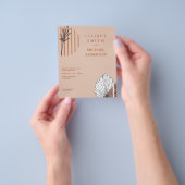 Skandinavisches Japandi - Abstrakte Formen SAVE TH Flyer (Gruppe)