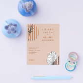 Skandinavisches Japandi - Abstrakte Formen SAVE TH Flyer (Einzeln)