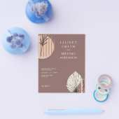 Skandinavisches Japandi - Abstrakte Formen SAVE TH Flyer (Einzeln)