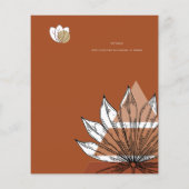 Skandinavisches Japandi - Abstrakte Formen SAVE TH Flyer (Hinten)