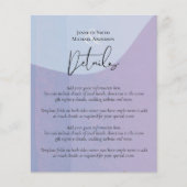 Skandinavisches Japandi Moderne Abstrakte Hochzeit (Vorderseite)