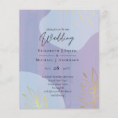 Skandinavisches Japandi Moderne Abstrakte Hochzeit (Vorderseite)