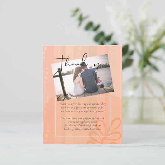 Skandinavisches Japandi Moderne Abstrakte Hochzeit (Stehend Vorderseite)