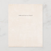 Skandinavisches Japandi Moderne Abstrakte Hochzeit (Rückseite)