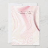 Skandinavisches Japandi Moderne Abstrakte Hochzeit (Rückseite)