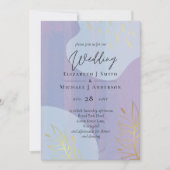 Skandinavisches Japandi Moderne Abstrakte Hochzeit (Vorderseite)