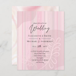 Skandinavisches Japandi Moderne Abstrakte Hochzeit