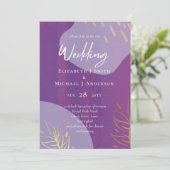 Skandinavisches Japandi Moderne Abstrakte Hochzeit (Stehend Vorderseite)