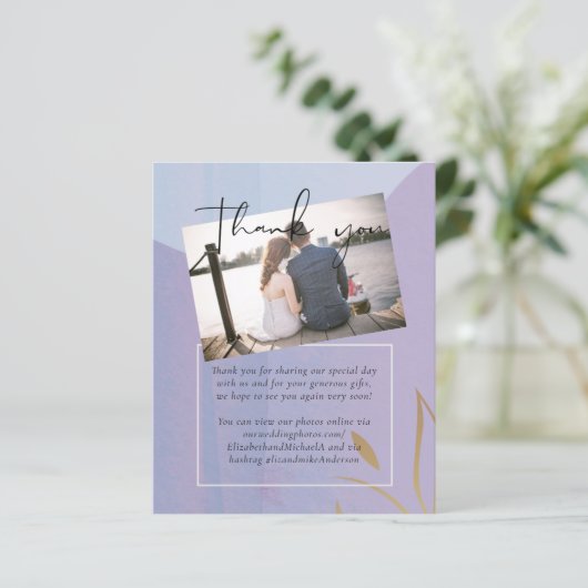 Skandinavisches Japandi Moderne Abstrakte Hochzeit (Stehend Vorderseite)