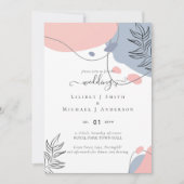 Skandinavisches Japandi Moderne Abstrakte Hochzeit (Vorderseite)