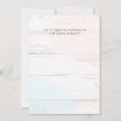 Skandinavisches Japandi Moderne Abstrakte Hochzeit (Rückseite)