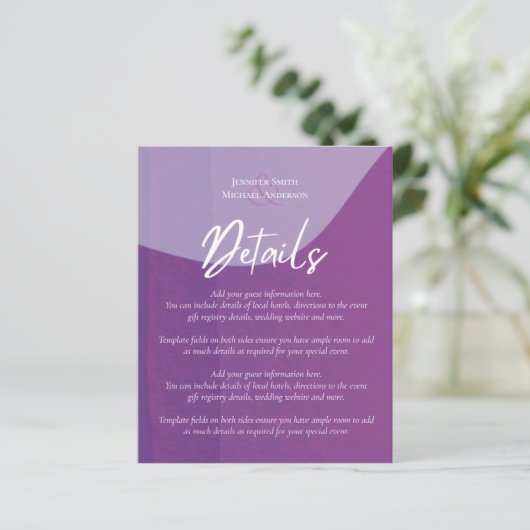 Skandinavisches Japandi Moderne Abstrakte Hochzeit (Stehend Vorderseite)