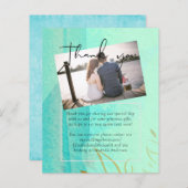 Skandinavisches Japandi Moderne Abstrakte Hochzeit (Vorne/Hinten)