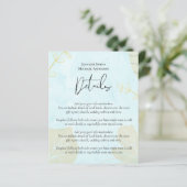 Skandinavisches Japandi Moderne Abstrakte Hochzeit (Stehend Vorderseite)