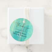 Skandinavisches Japandi Moderne Abstrakte Hochzeit Geschenkanhänger (Beispiel)