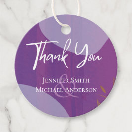 Skandinavisches Japandi Moderne Abstrakte Hochzeit Geschenkanhänger