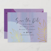 Skandinavisches Japandi Moderne Abstrakte Hochzeit Postkarte (Vorne/Hinten)