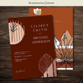 Skandinavisches Japandi Moderne Abstrakte Rett Dat Einladung