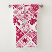 skandinavisches kariert badhandtuch set (Insitu)