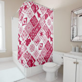 skandinavisches kariert duschvorhang (Beispiel)