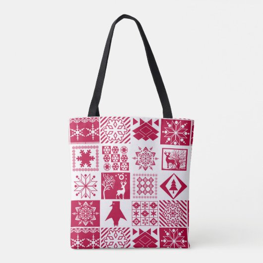 skandinavisches kariert tasche (Rückseite)