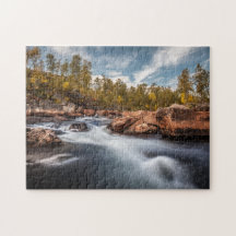 skandinavisches Landschaftsbild-Foto