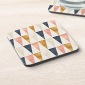 Skandinavisches Marine-Flaggen-Muster Getränkeuntersetzer (Linke Seite)