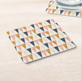 Skandinavisches Marine-Flaggen-Muster Rechteckiger Pappuntersetzer (angewinkelt)