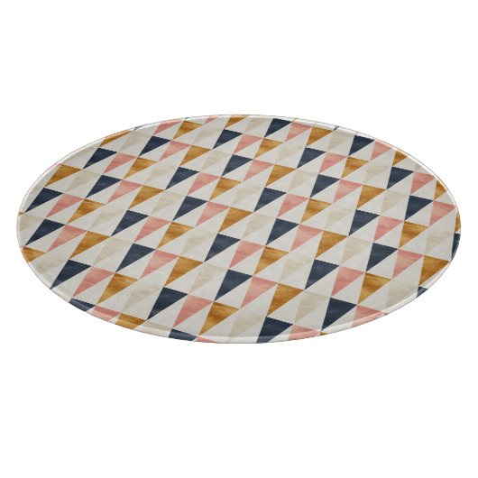 Skandinavisches Marine-Flaggen-Muster Schneidebrett (Ecke)