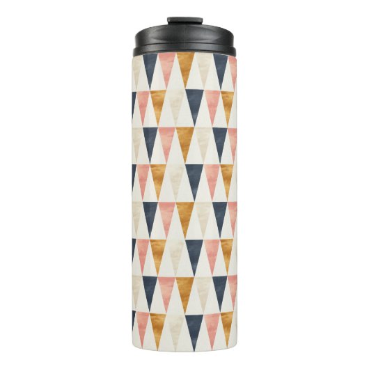 Skandinavisches Marine-Flaggen-Muster Thermosbecher (Vorderseite)