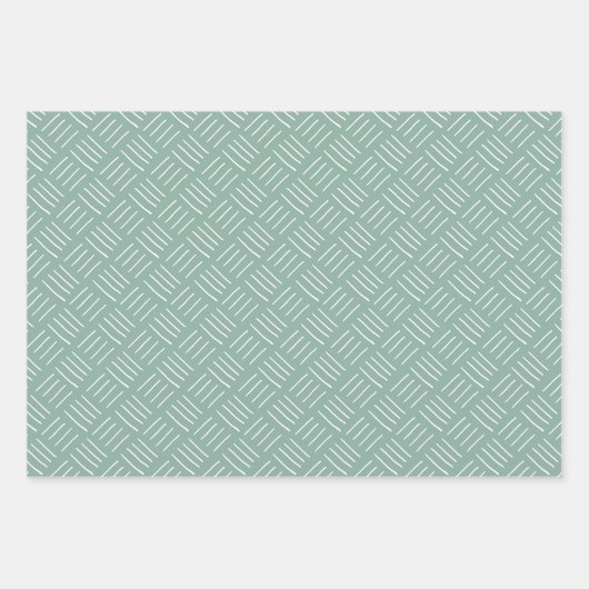 Skandinavisches Minimalfolkmuster Geschenkpapier Set (Vorderseite 2)